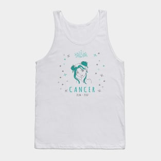 Cancer Zodiac Sign Tank Top